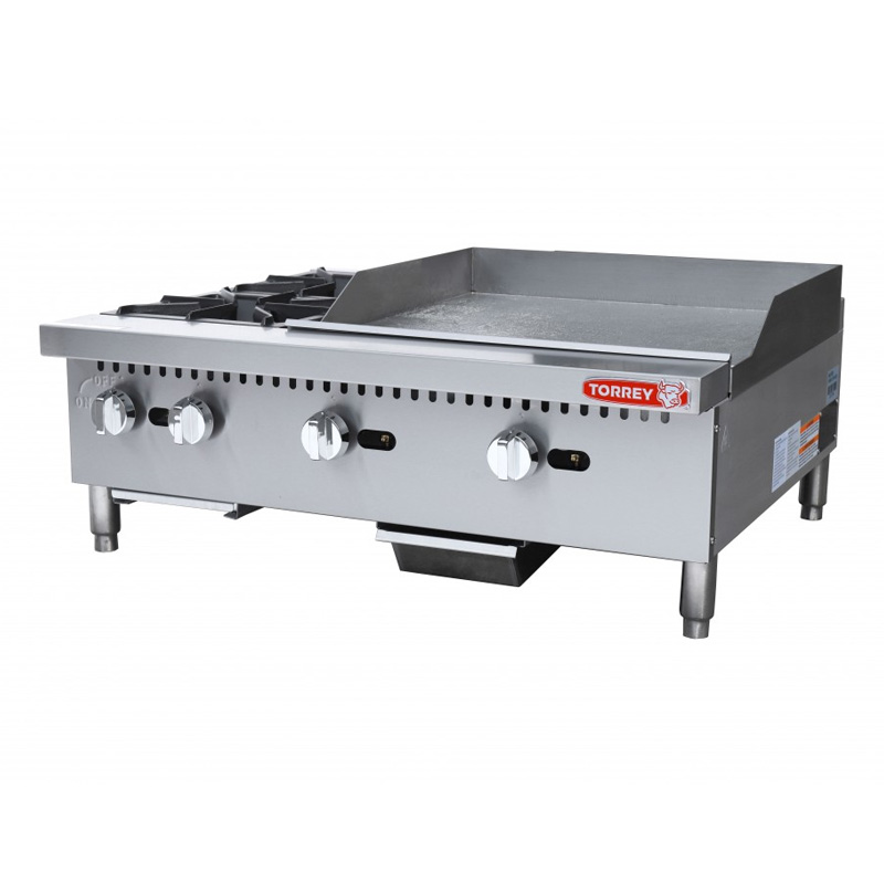 Plancha y Parrilla 2 Quemadores - 2