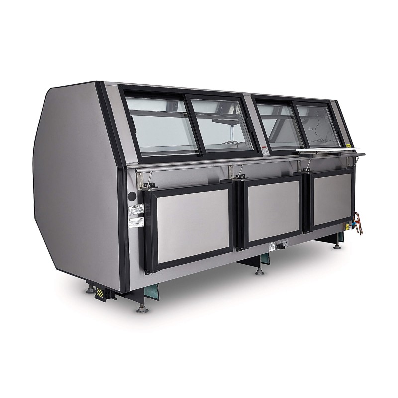 Vitrina Carnicera Exhibidora 100% Acero Inox Premium - 2
