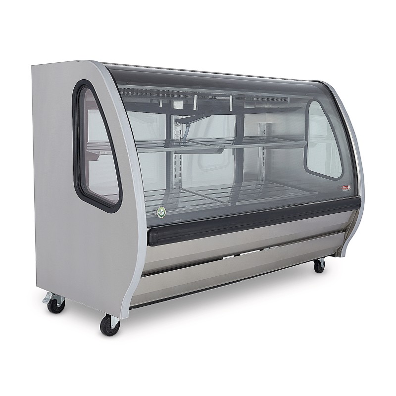 Vitrina Vidrio Panorámico Acero Inoxidable - 5